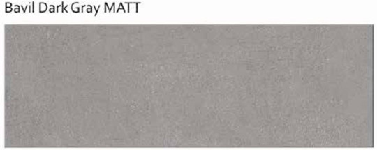 باویل طوسی تیره مات Bavil Dark Gray MATT
