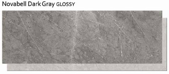 نوابل طوسی تیره براق Novabell Dark Gray GLOSSY