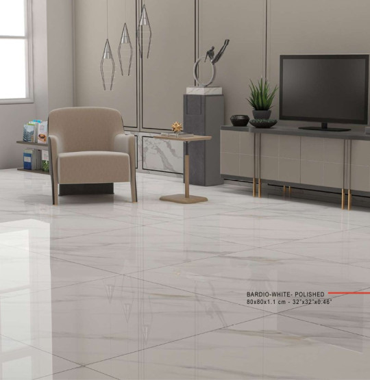 باردیو سفید پولیش  BARDIO-WHITE- POLISHED