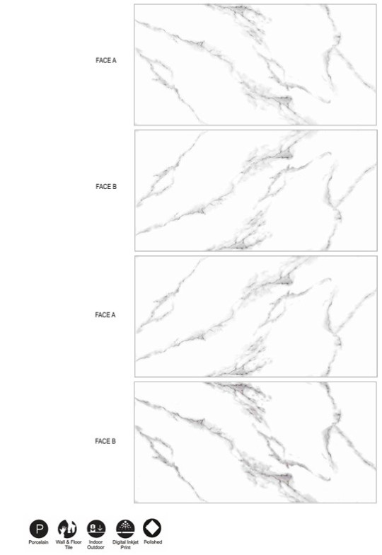 فدریکو سفید پولیش  FEDRICO-WHITE-POLISHED