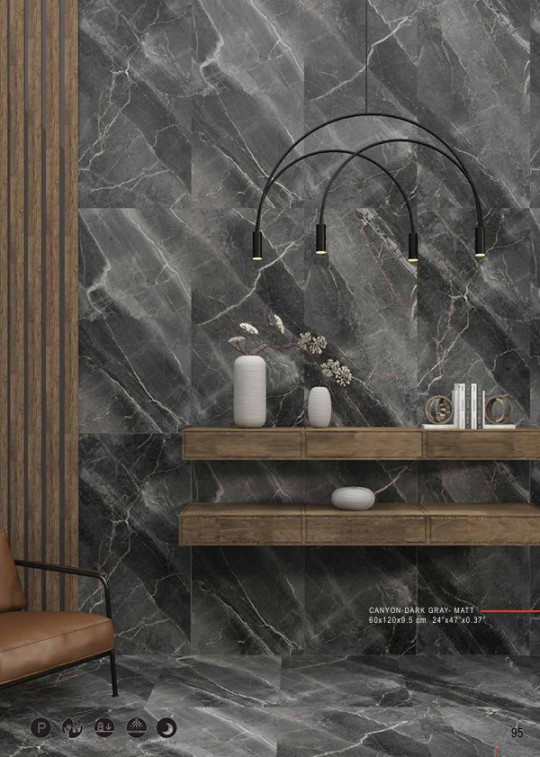 کانیون طوسی تیره مات CANYON-DARK GRAY- MATT