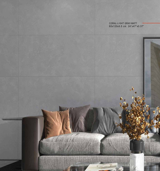 کورال طوسی روشن مات  CORAL-LIGHT GRAY-MATT