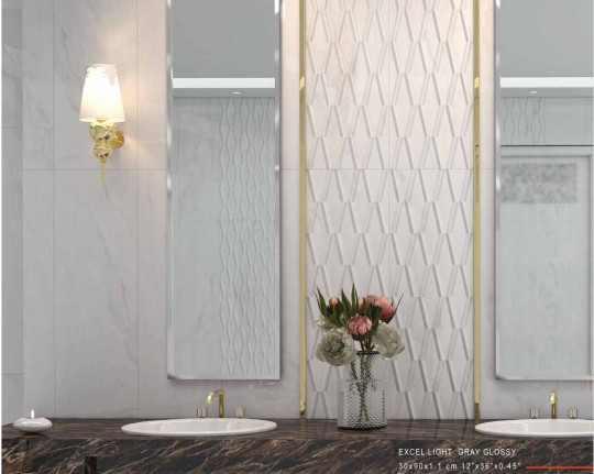 اکسل طوسی روشن براق EXCEL LIGHT  GRAY GLOSSY